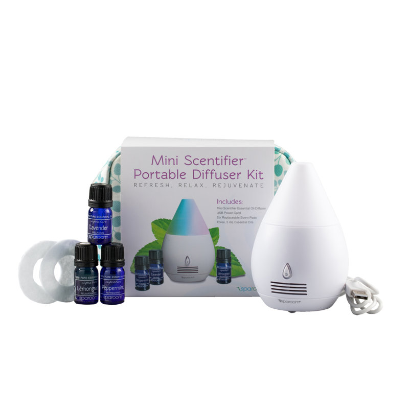 SpaRoom Mini Scentifier Portable Essential Oil Diffuser Kit Wayfair